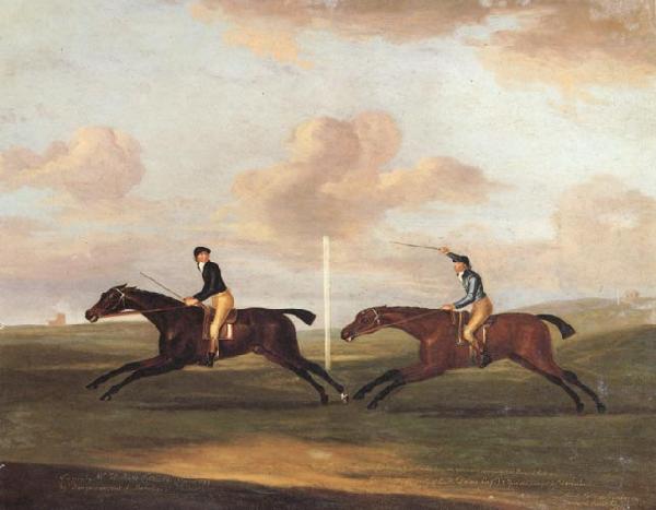 Francis Sartorius The Race For The King's Plate at Newmarket,6th May 1797,Won By 'Tottenridge' France oil painting art